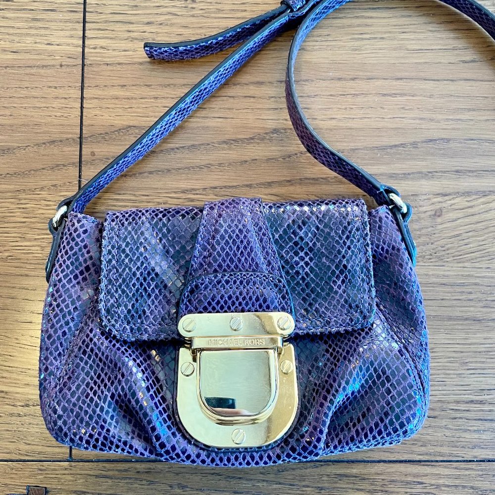 Michael Kors Purple Purse